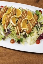 ENSALADA DE POLLO  CON SALSA DE HIGOS